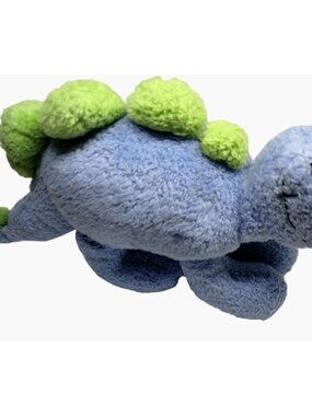 Stegosaurus Baby Dinosaur Blue Terrycloth Plush toy